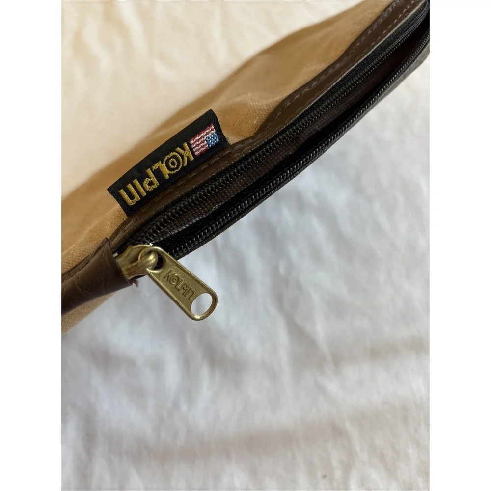 Vintage  Kolpin Soft Gun Bag - Canvas‎ Tan Brown - Cotton Liner 52 Inch